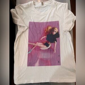 Barbie in Cocktail Glass Graphic Tee